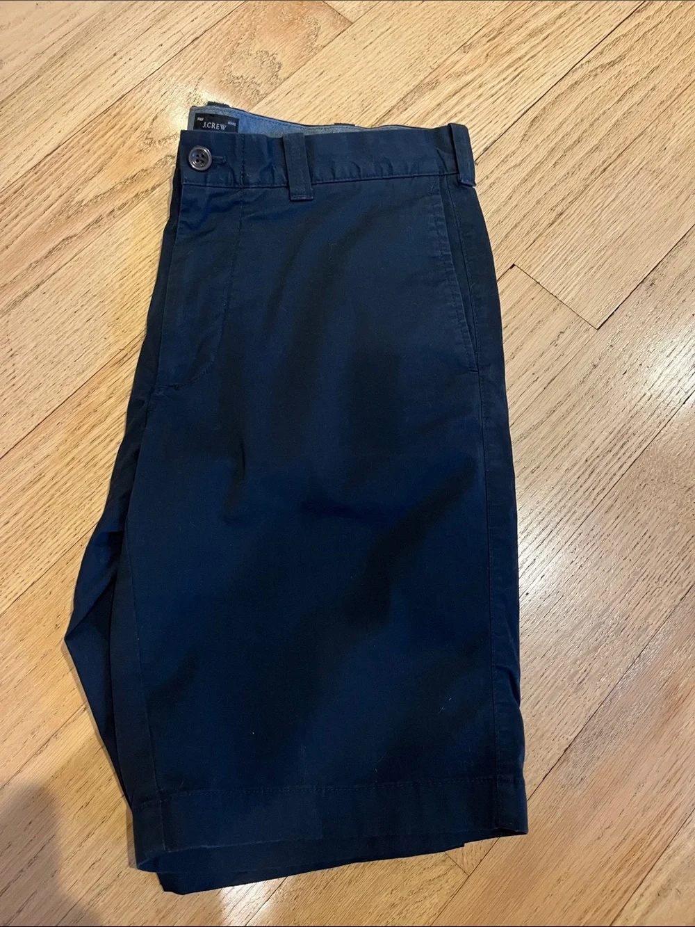 J. Crew Dark Navy Flat-Front Men’s Chino Shorts